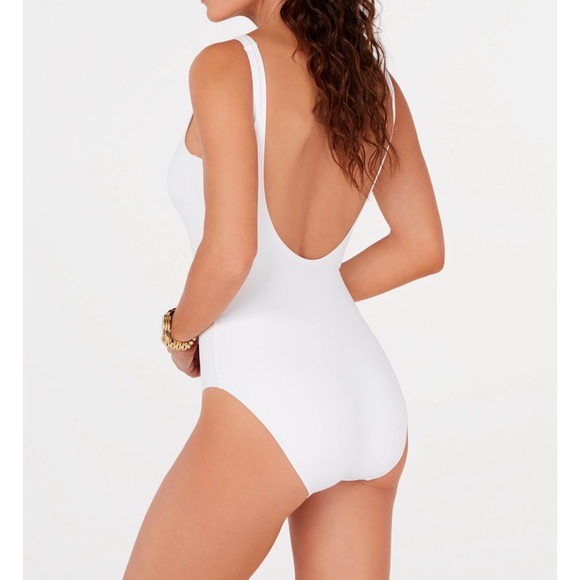 Michael Kors White One Piece Swimsuit - Picture 2 of 11